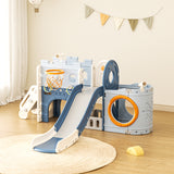 Pirate ship toddler slide playset
