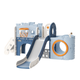Pirate ship toddler slide playset
